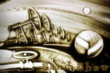 Oil Company | Sand-Show | Sand art