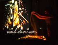 Sand art artist - Anna Vlasova | "Sand-Show"